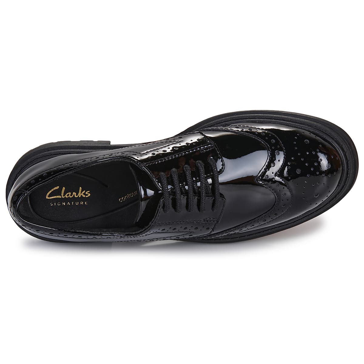 Women's Derby Shoes Clarks Black