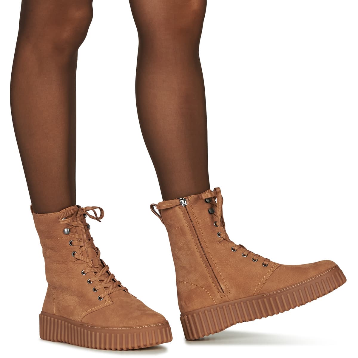 Women's Boots Clarks Brown