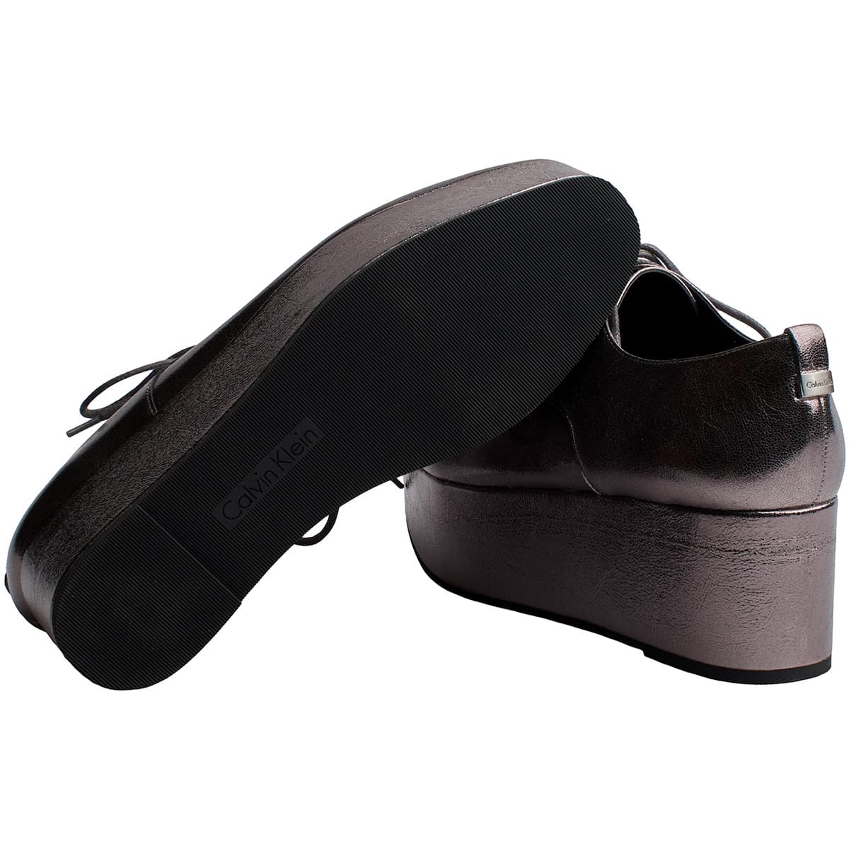 Women's Derby Shoes Calvin Klein Silver