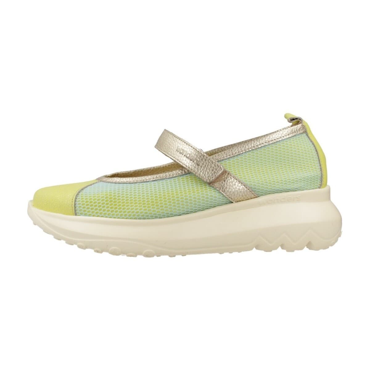 Women's Derby Shoes Wonders Yellow