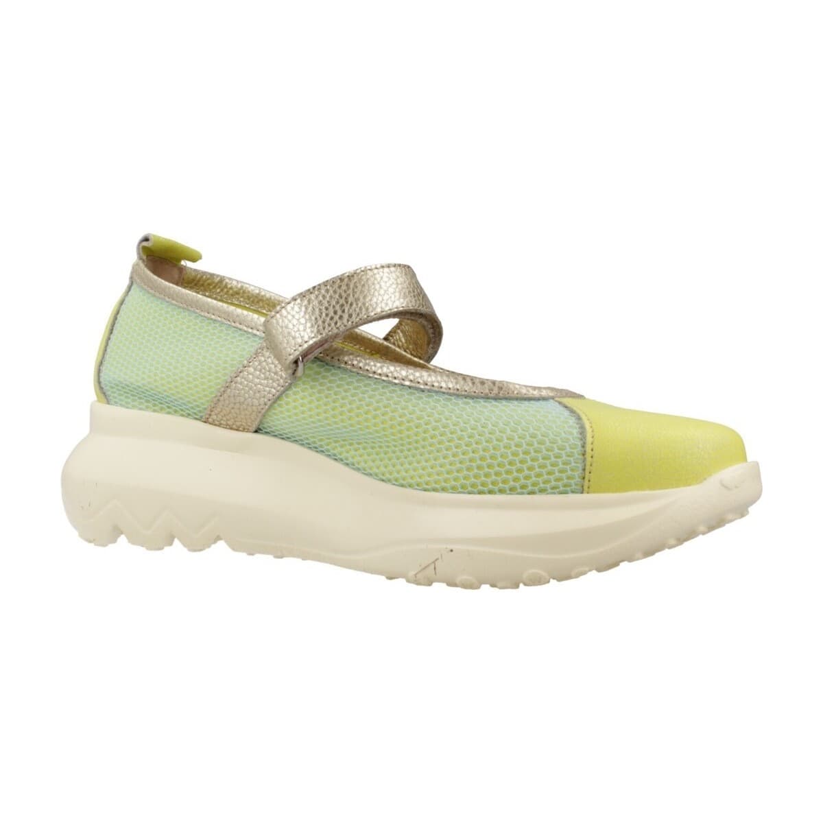 Women's Derby Shoes Wonders Yellow