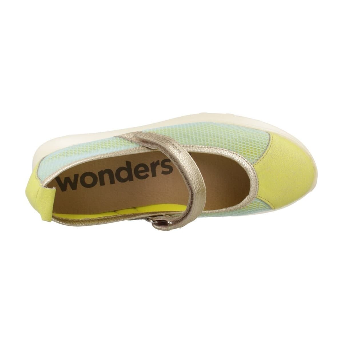 Women's Derby Shoes Wonders Yellow