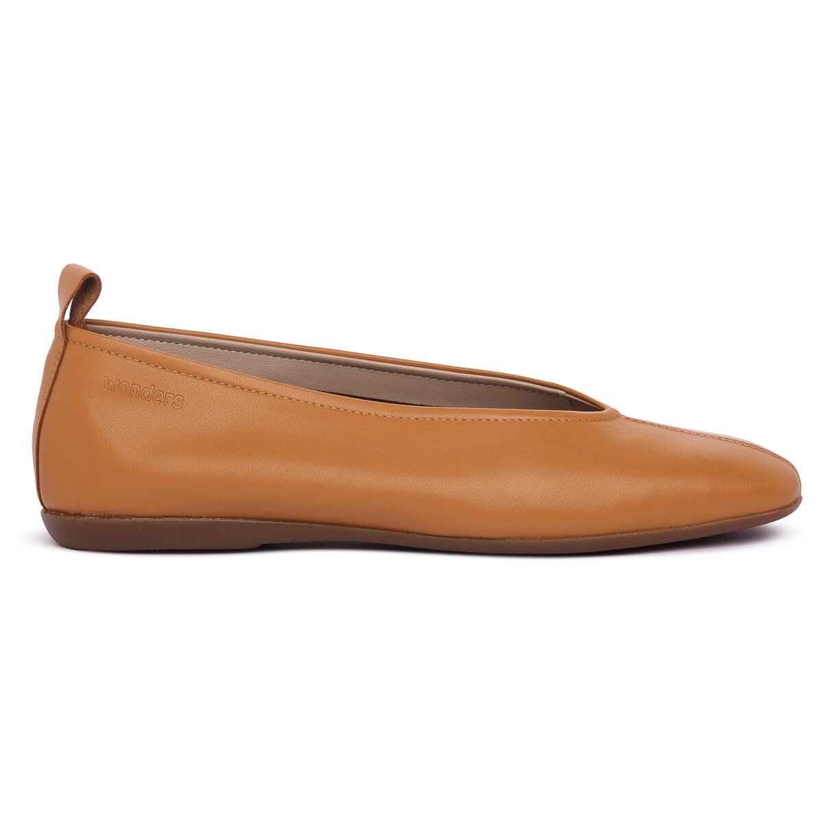 Women's Ballet Flats Wonders Brown