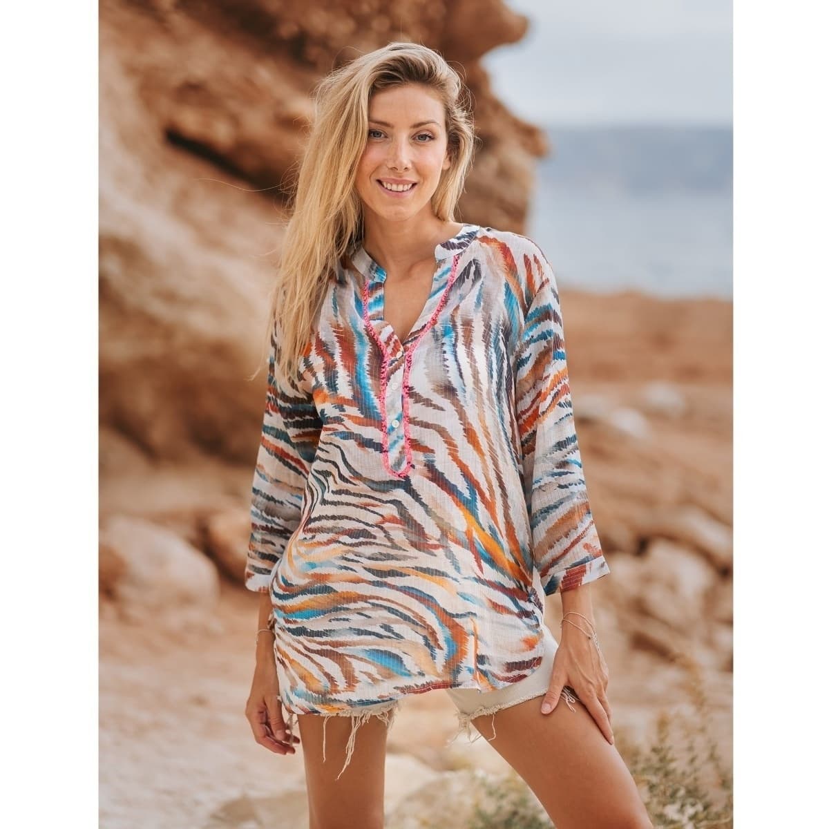 Women's Dresses Isla Bonita By Sigris Multicolor