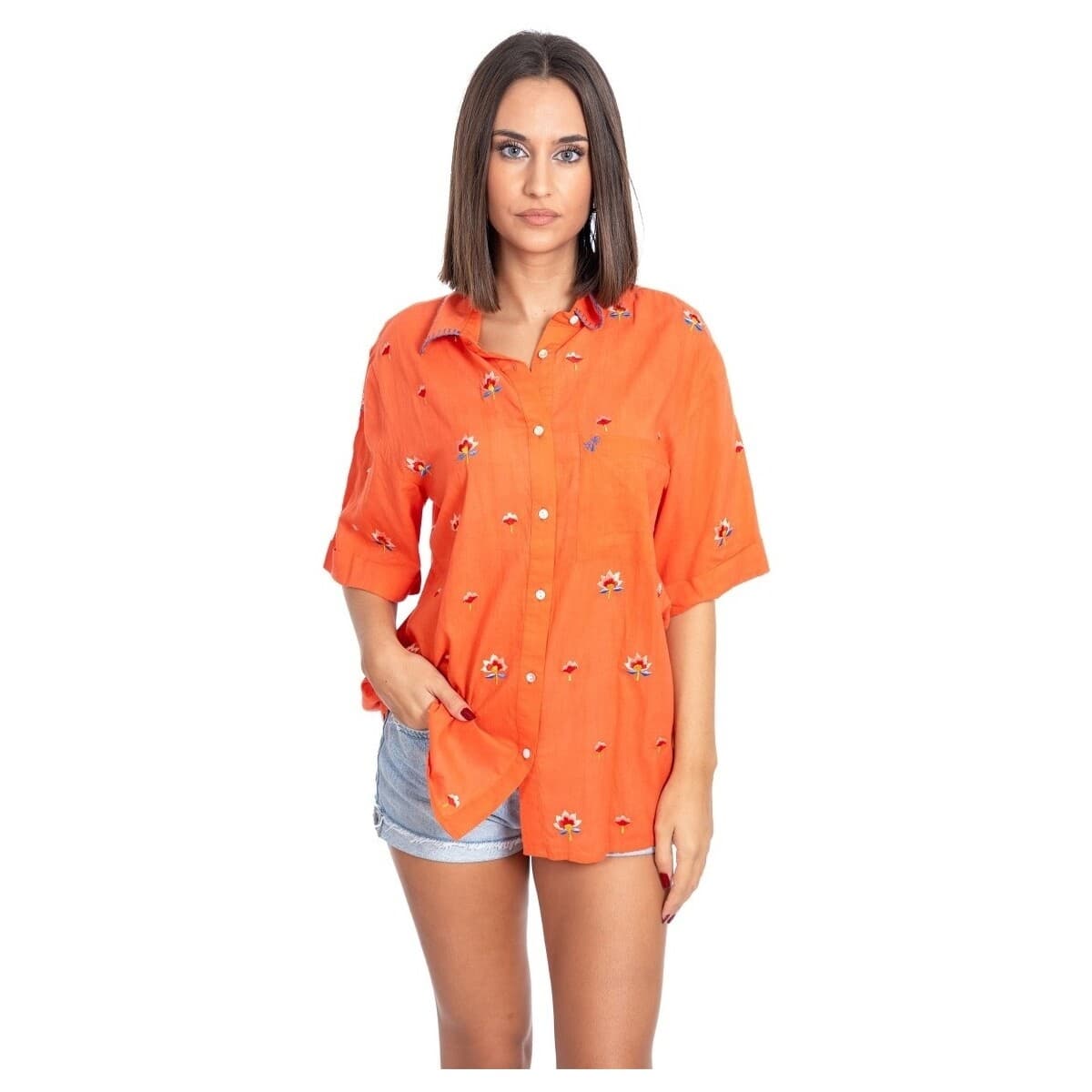 Women's Shirts Isla Bonita By Sigris Orange