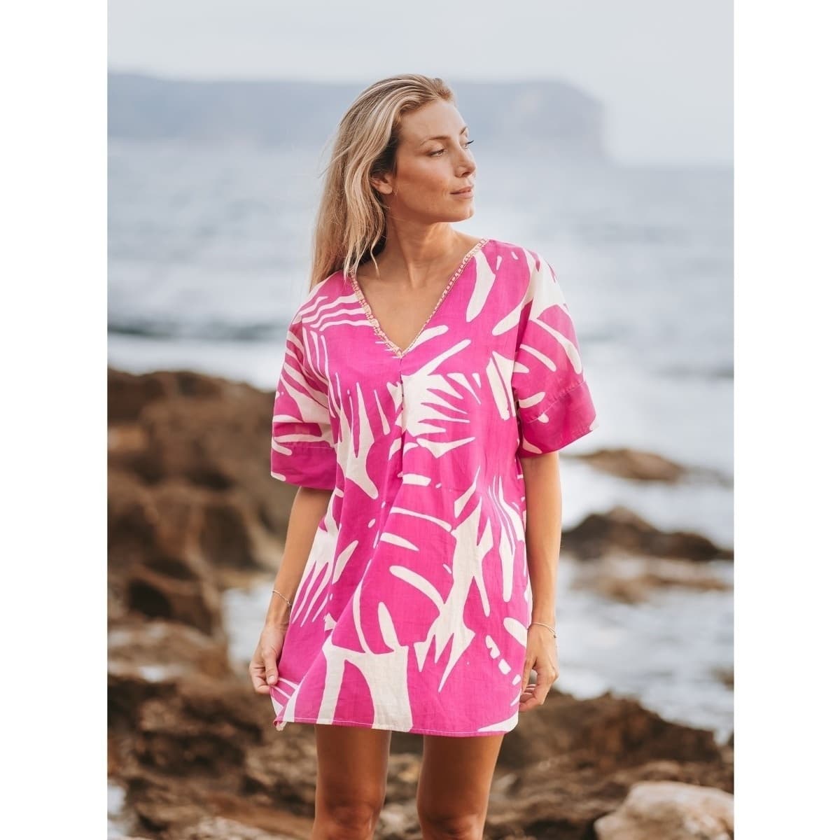 Women's Dresses Isla Bonita By Sigris Pink