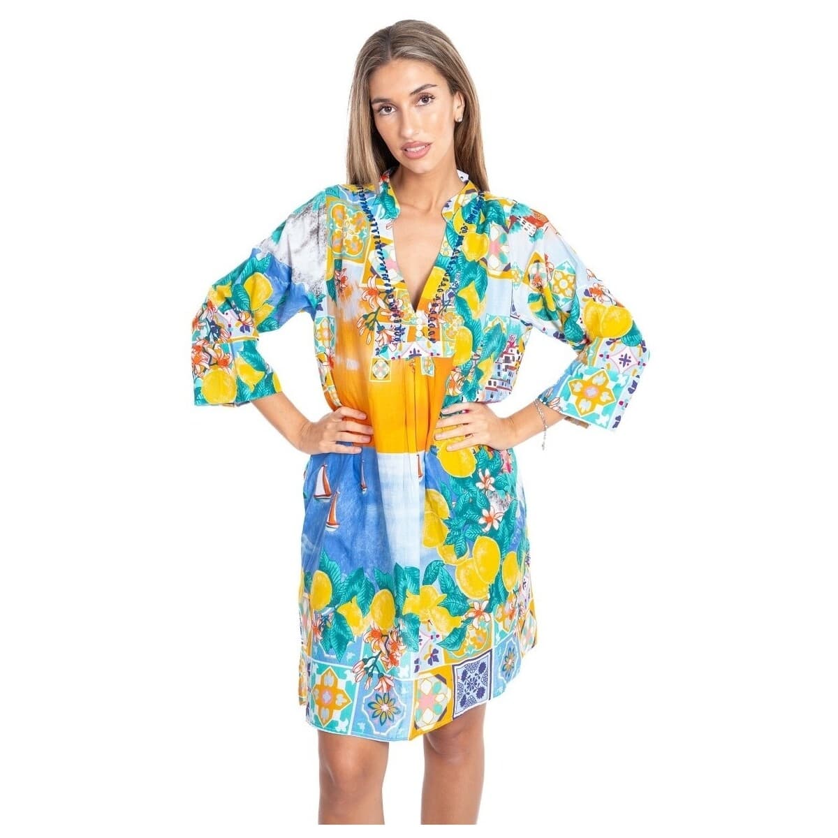 Women's Dresses Isla Bonita By Sigris Yellow