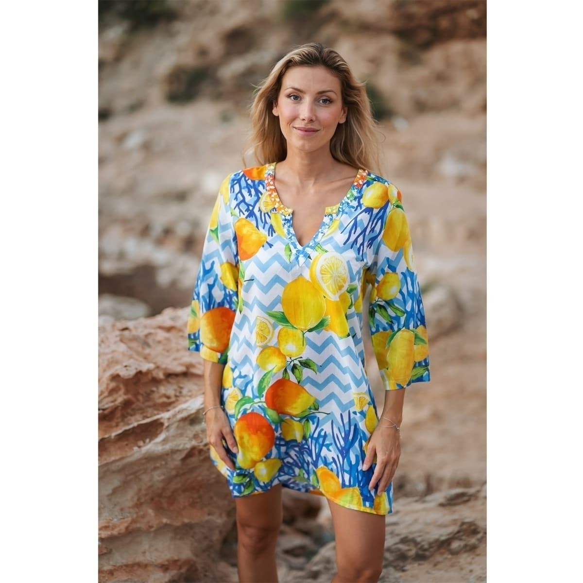 Women's Dresses Isla Bonita By Sigris Yellow