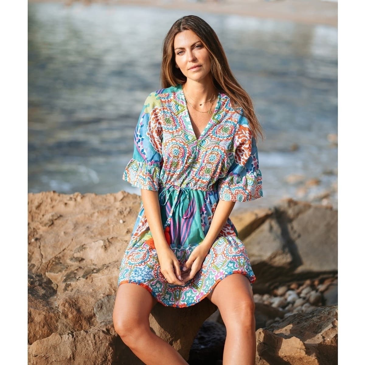 Women's Dresses Isla Bonita By Sigris Multicolor