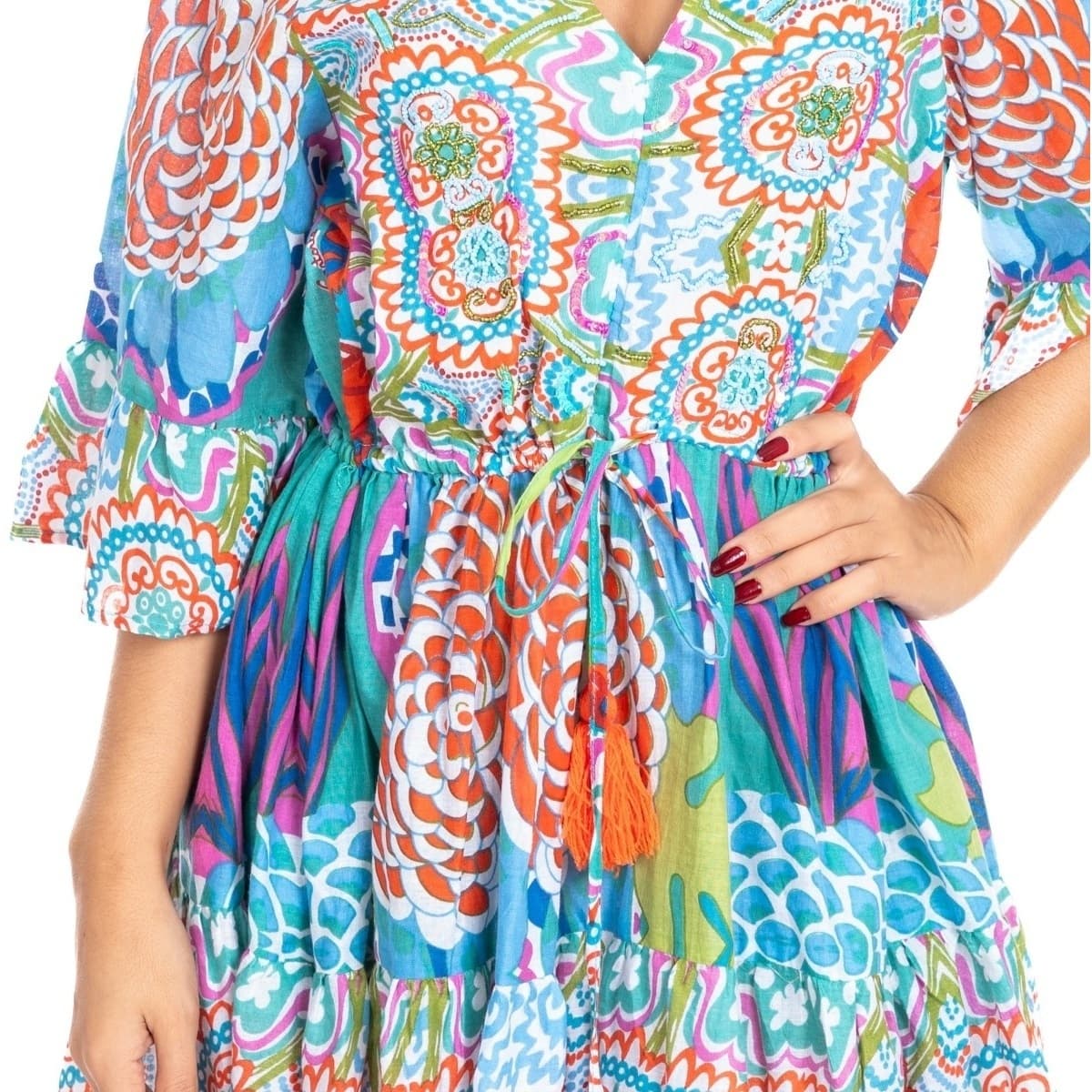 Women's Dresses Isla Bonita By Sigris Multicolor