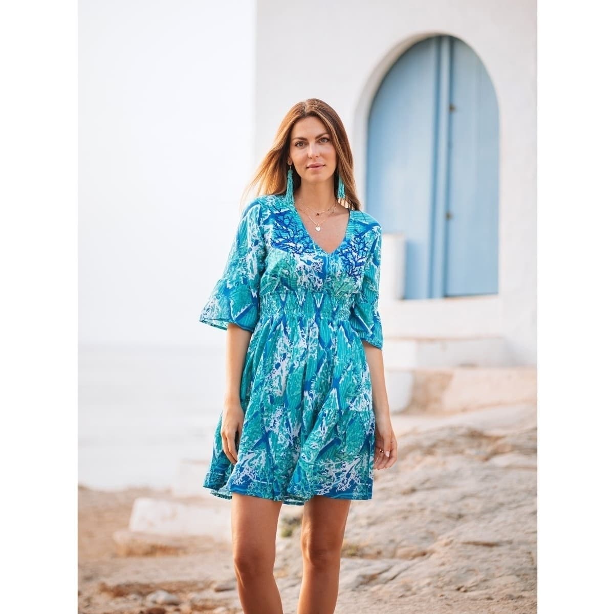 Women's Dresses Isla Bonita By Sigris Blue