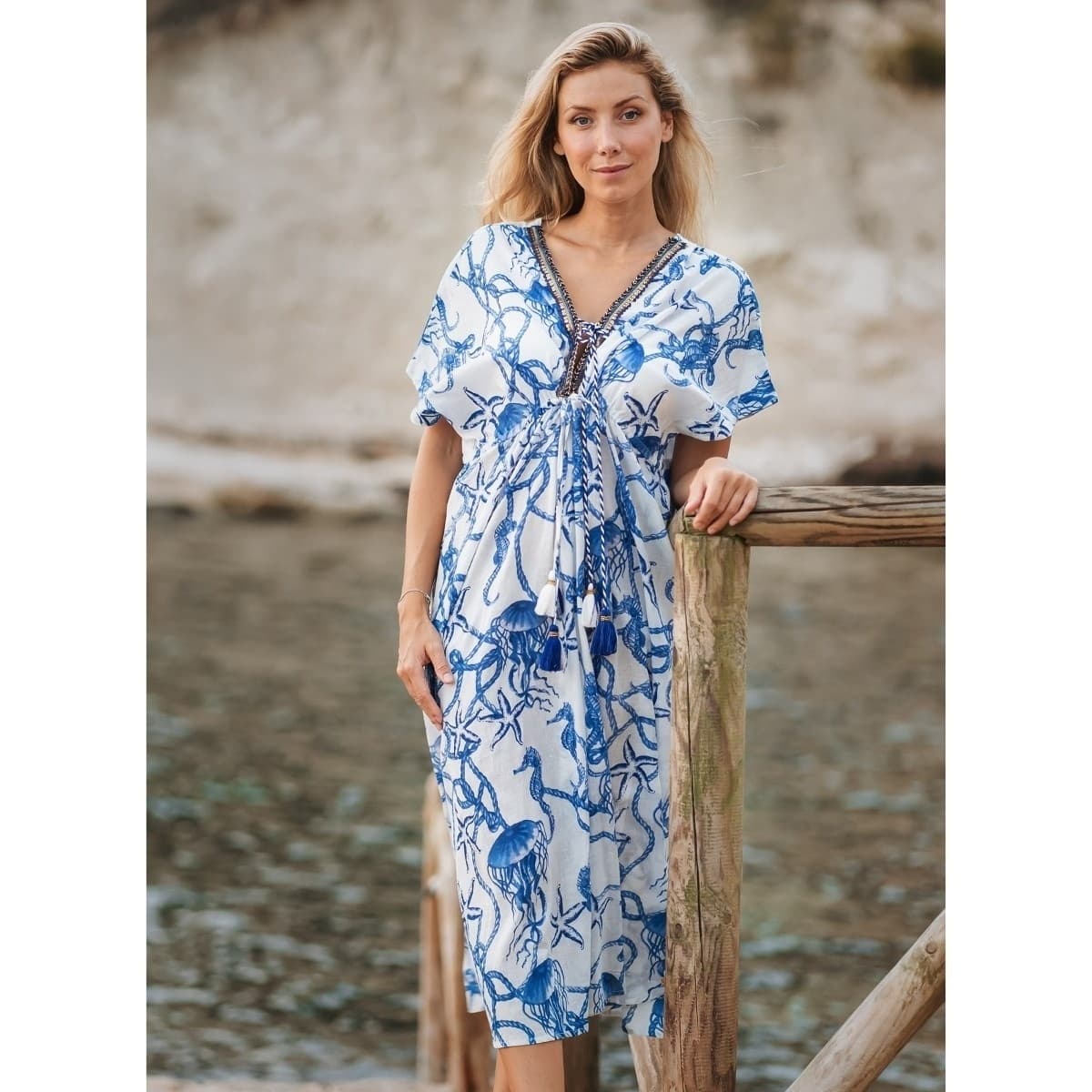 Women's Dresses Isla Bonita By Sigris Blue