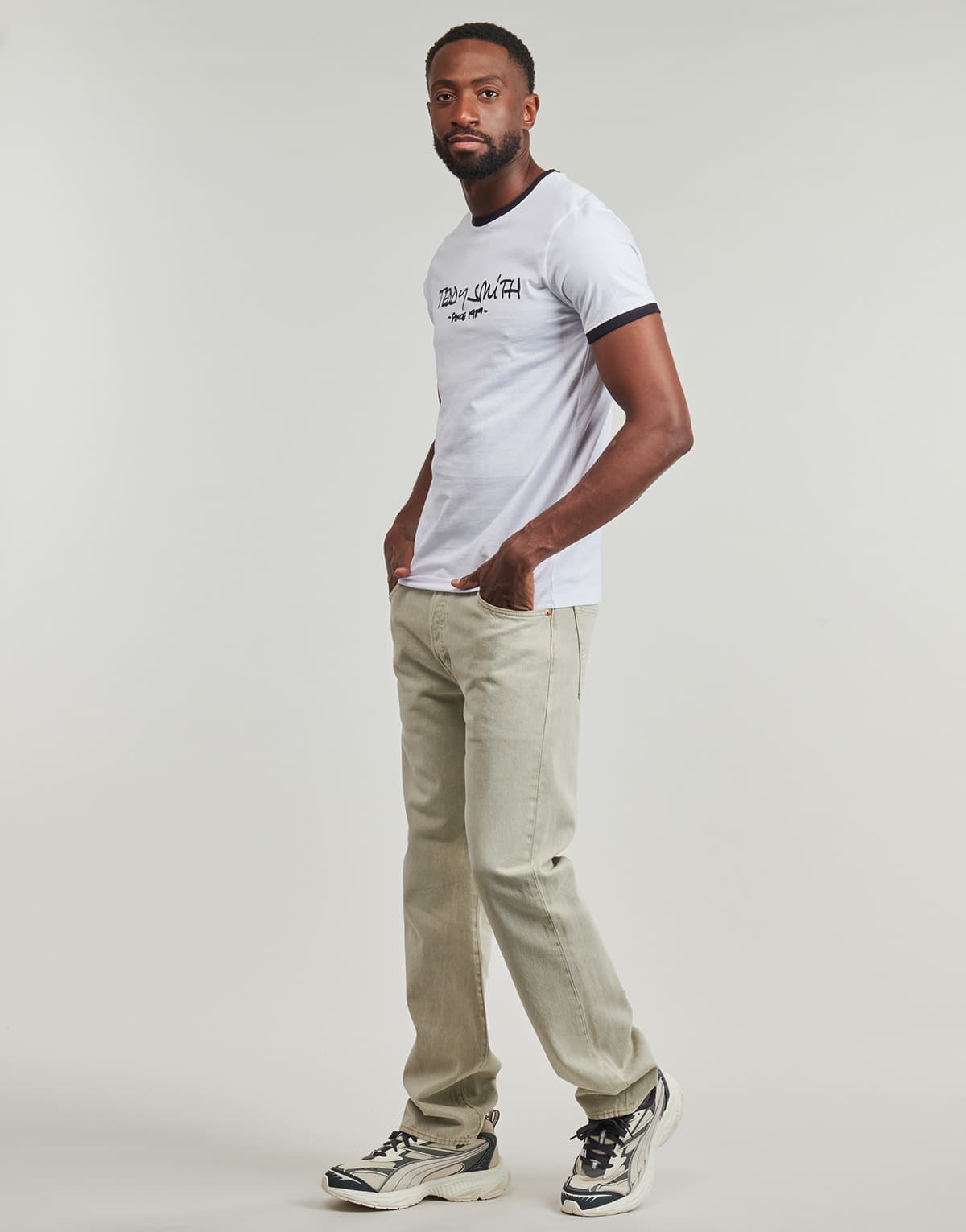 Men's T-Shirts Teddy Smith White