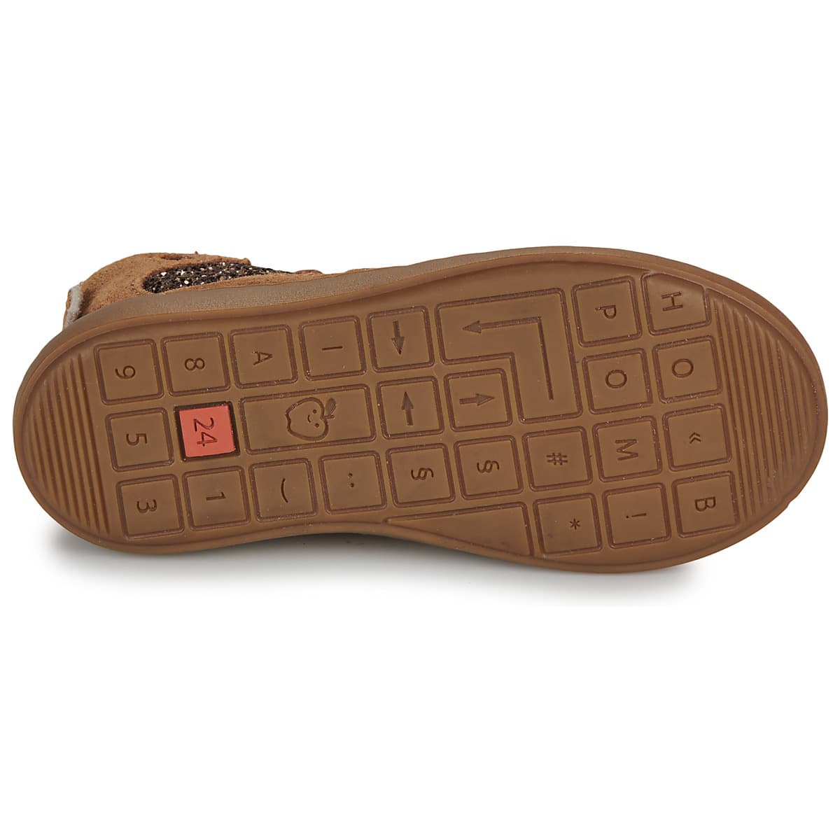 Girls' Boots Shoo Pom Brown