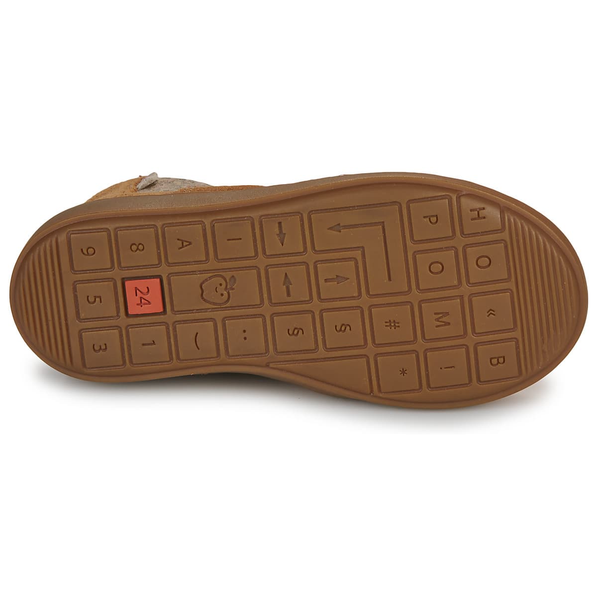 Girls' Boots Shoo Pom Brown