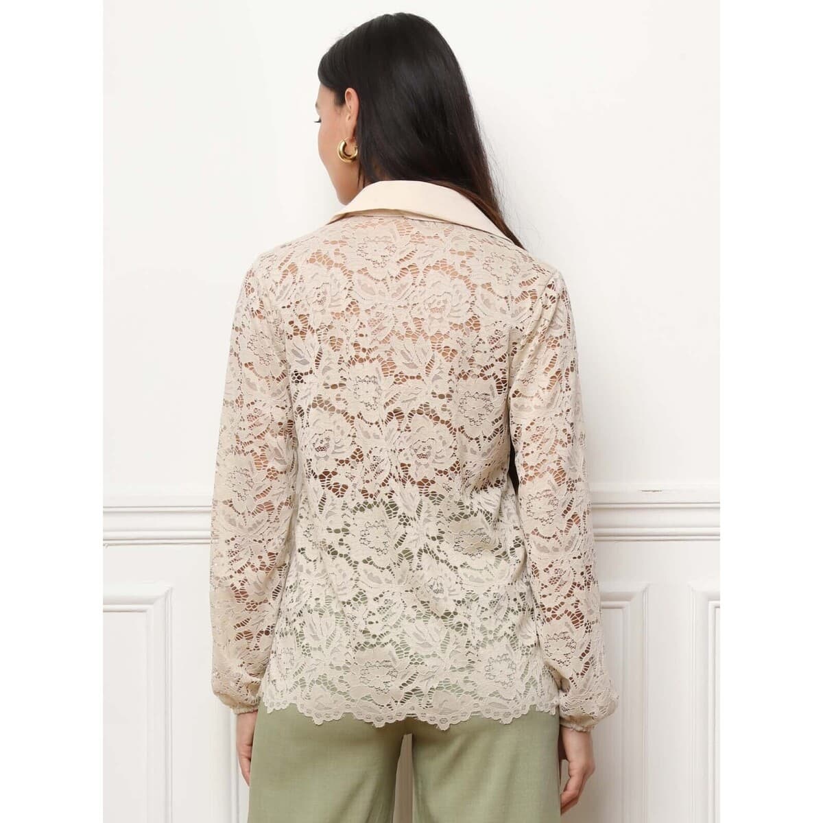 Women's Shirts La Modeuse Beige