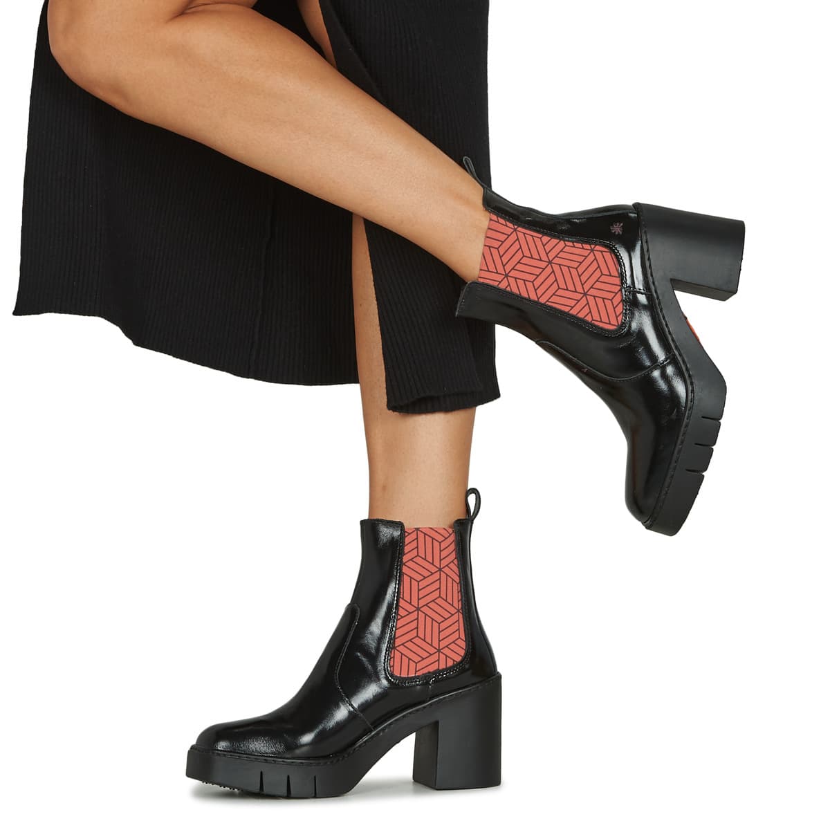 Women's Ankle Boots Art Multicolor