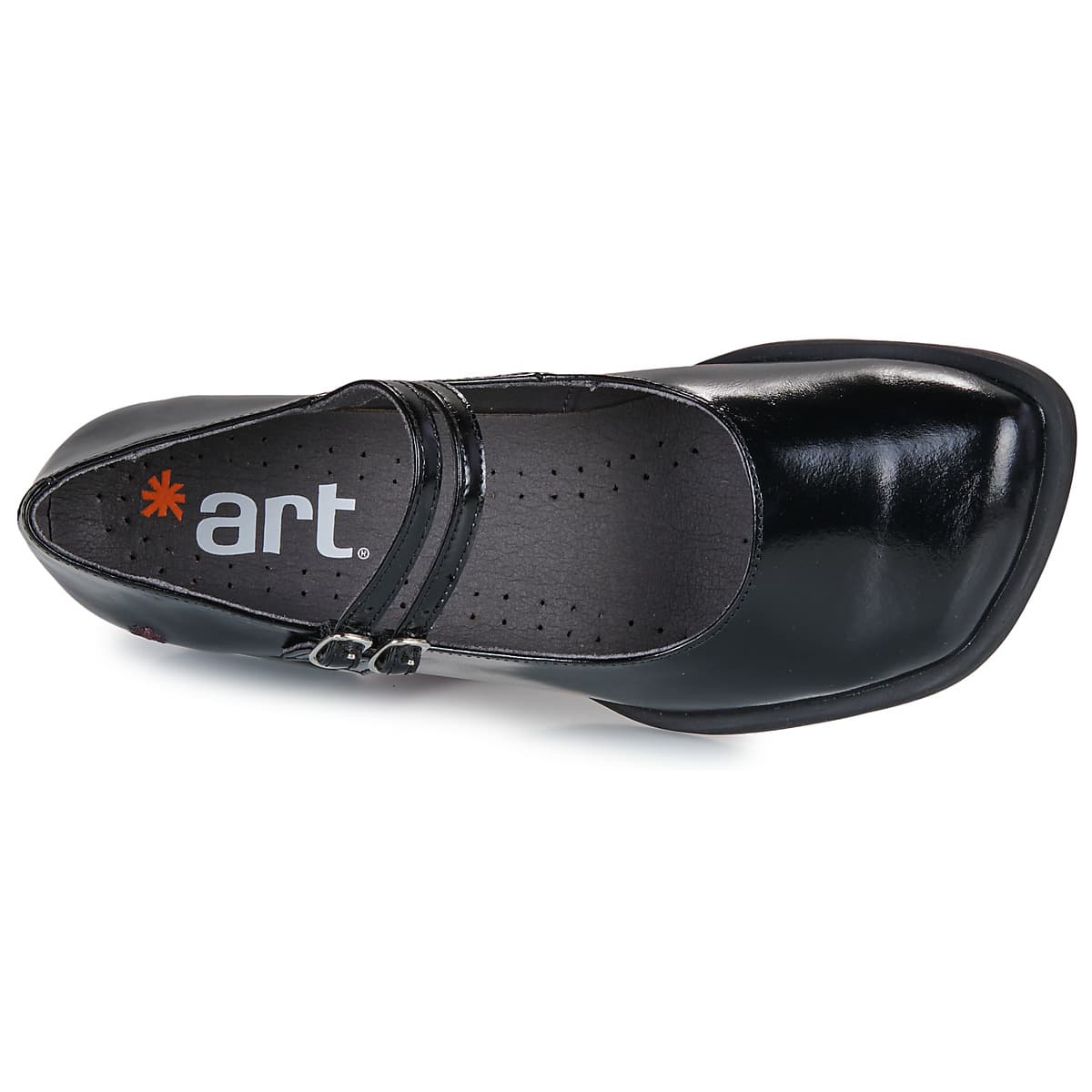 Women's Ballet Flats Art Black