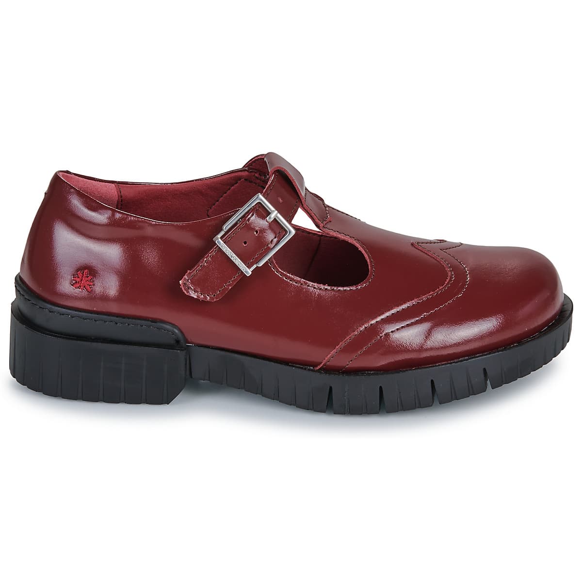 Women's Derby Shoes Art Red