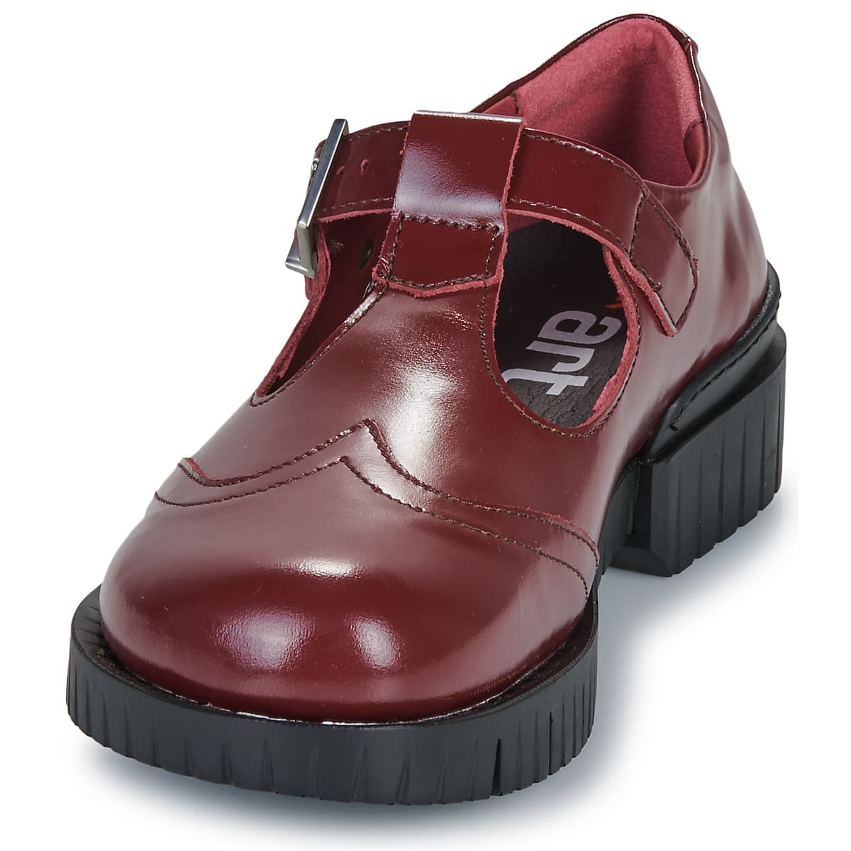 Women's Derby Shoes Art Red