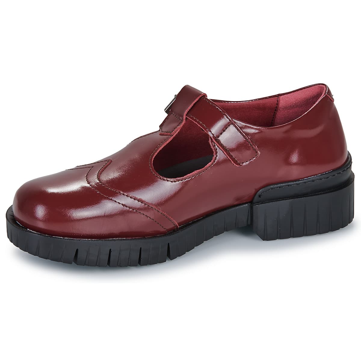 Women's Derby Shoes Art Red