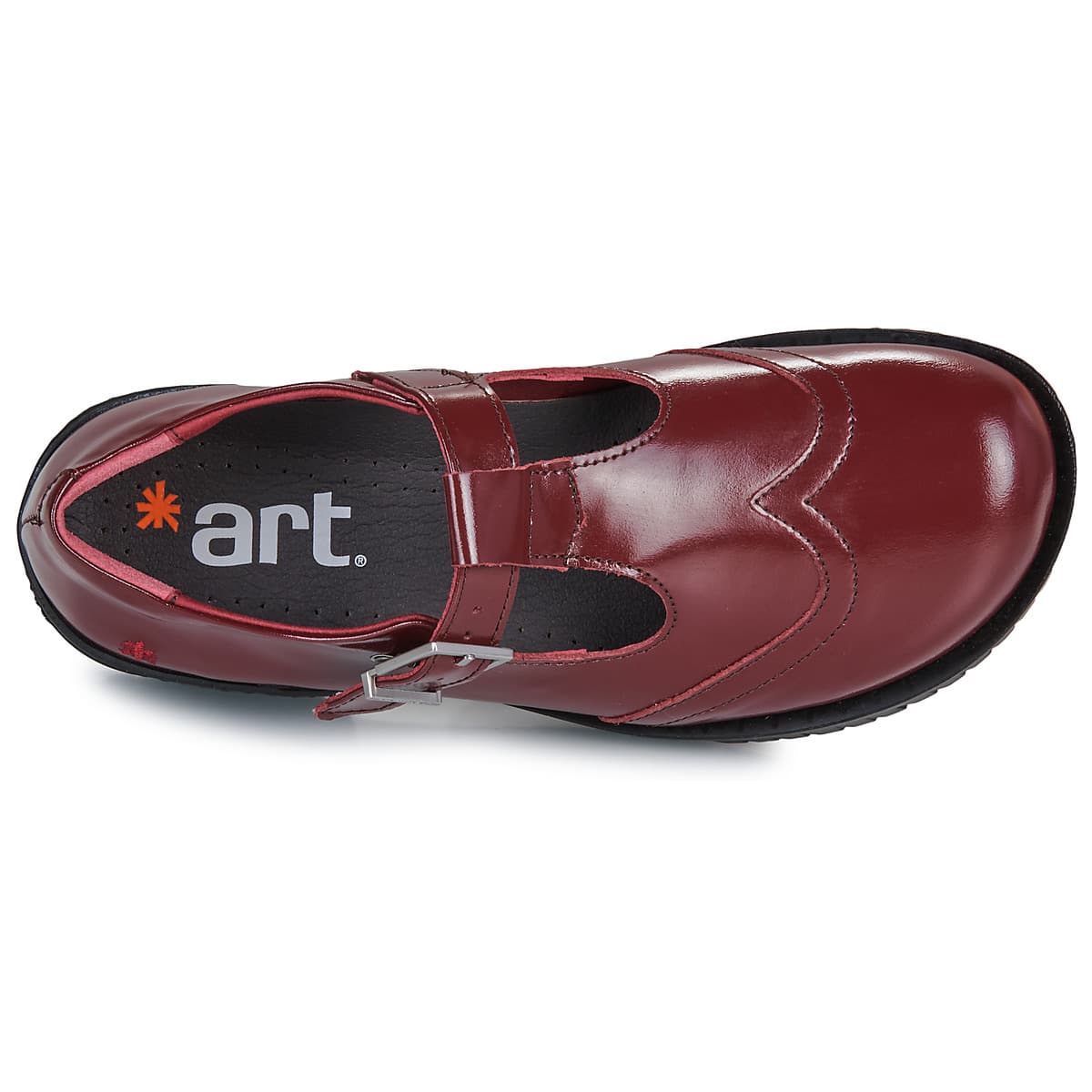 Women's Derby Shoes Art Red