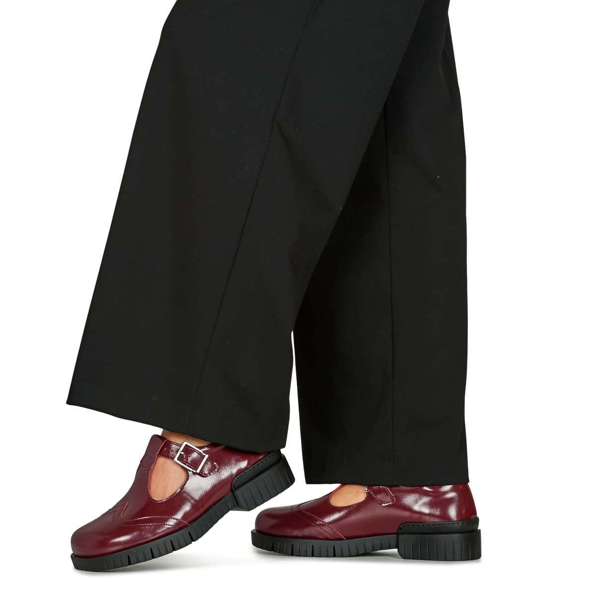 Women's Derby Shoes Art Red