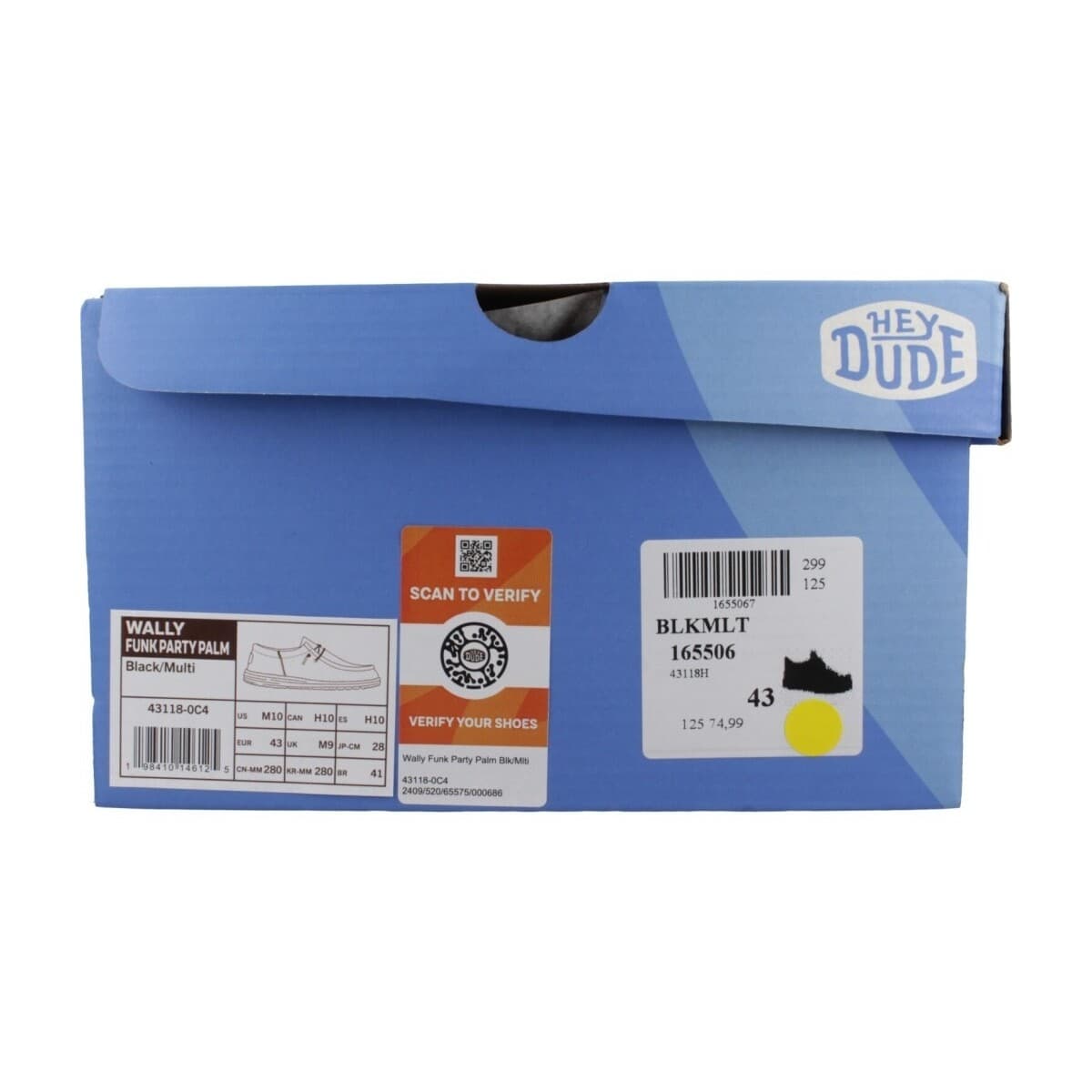 Men's Derby Shoes HEYDUDE Black