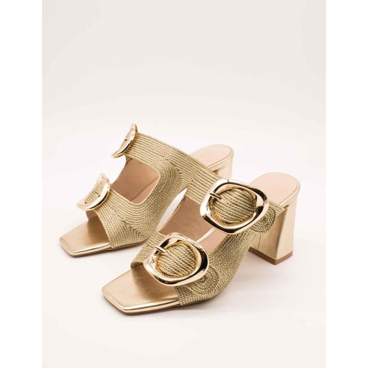 Women's Pumps Café Noir Gold