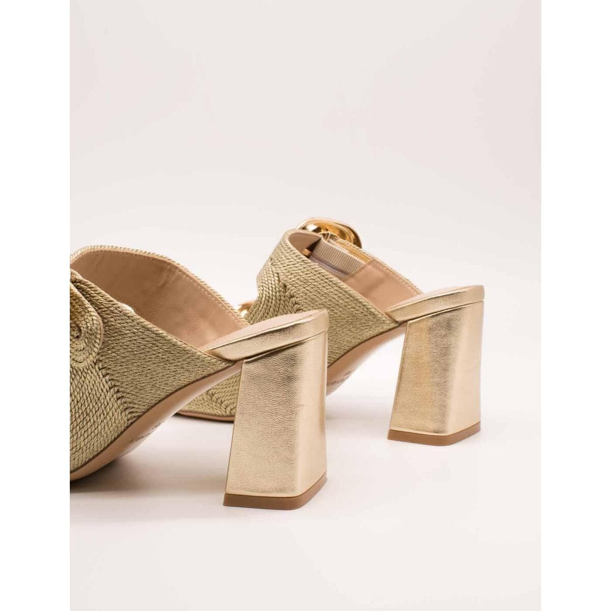 Women's Pumps Café Noir Gold