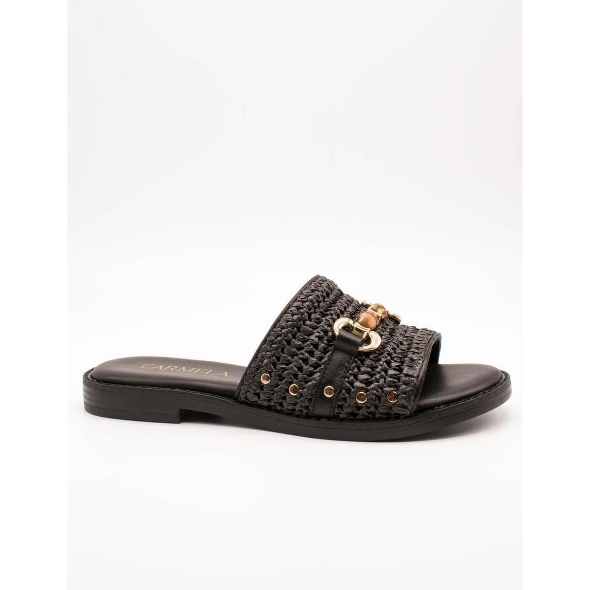 Σανδάλια χωρίς τακούνι Carmela 162366-02 Negro