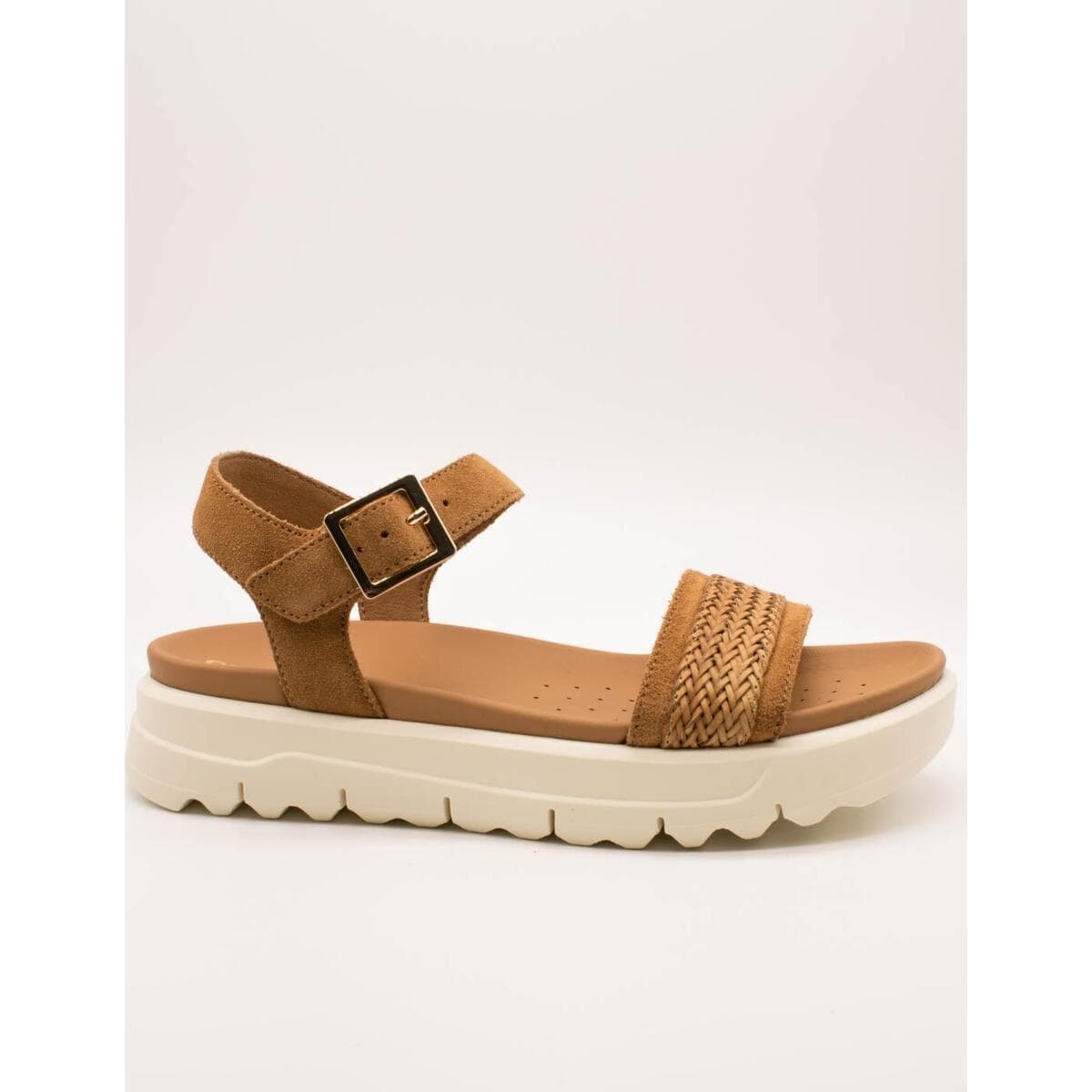 Women's Platforms Geox Brown