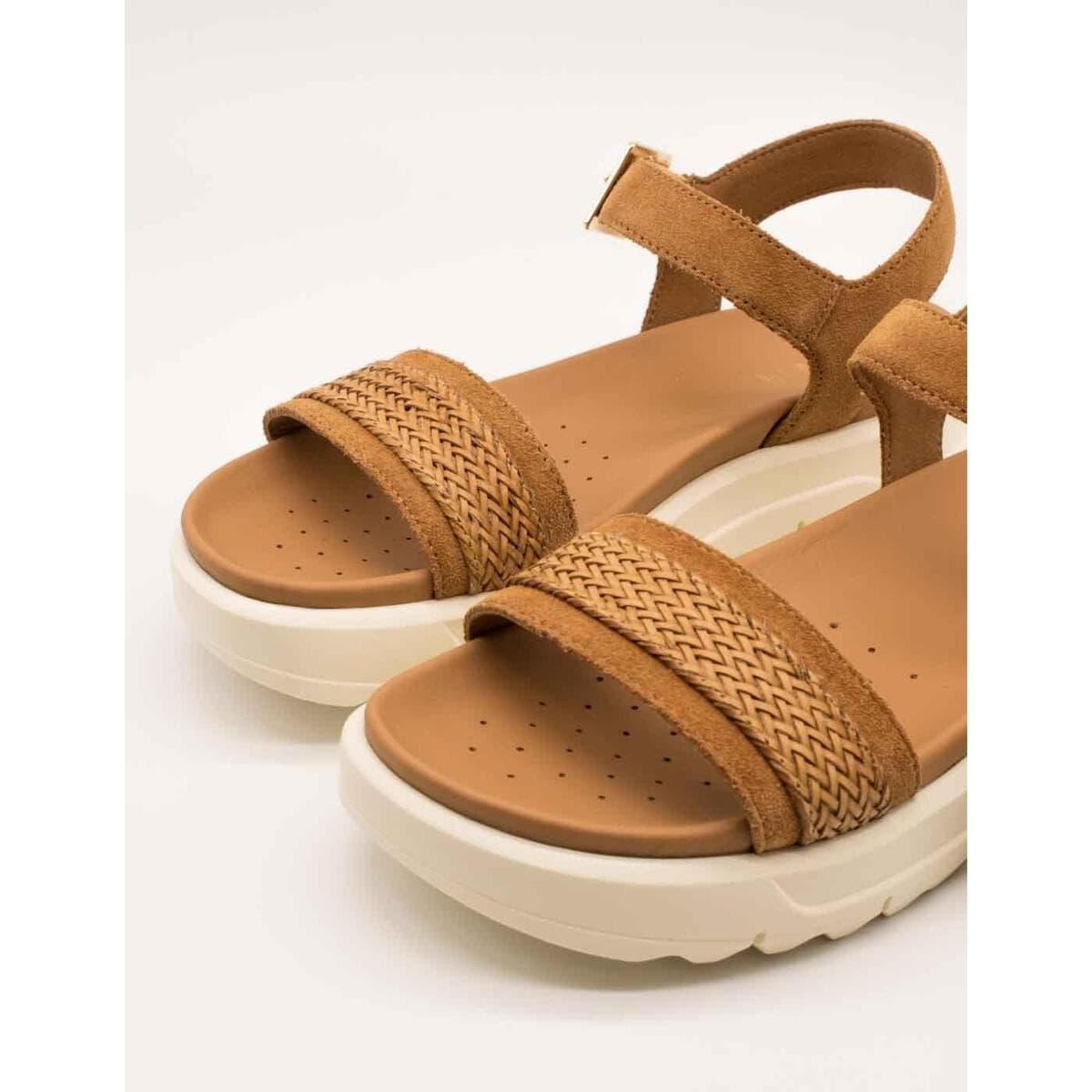 Women's Platforms Geox Brown