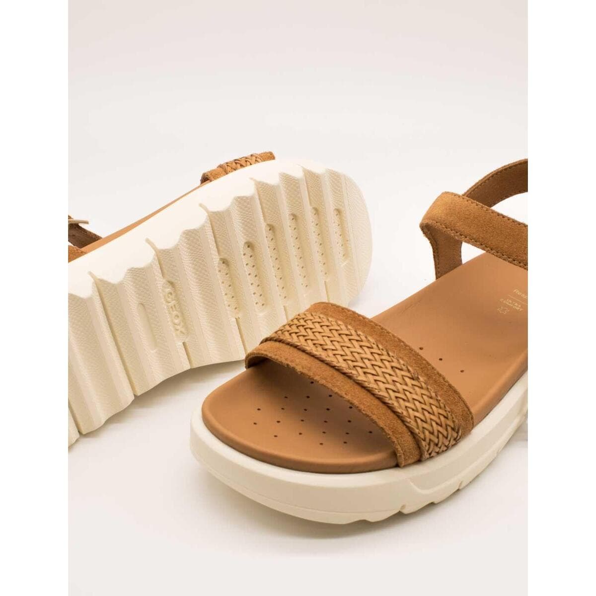 Women's Platforms Geox Brown