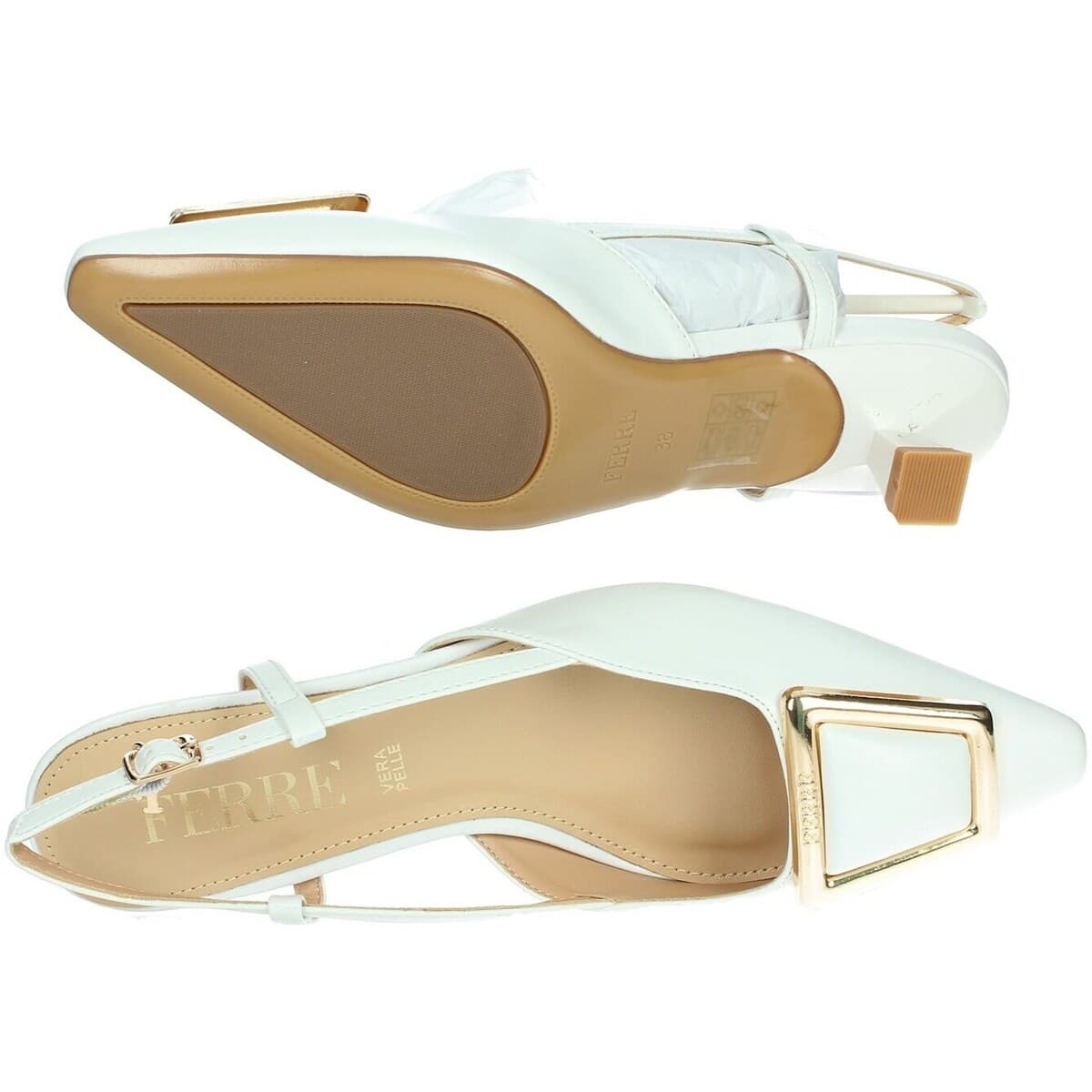 Women's Pumps Ferre White