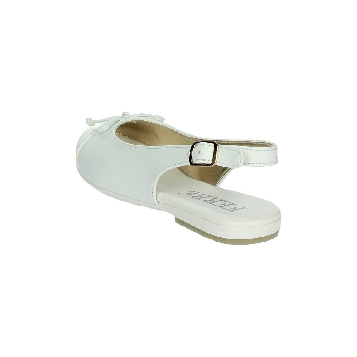 Women's Ballet Flats Ferre White