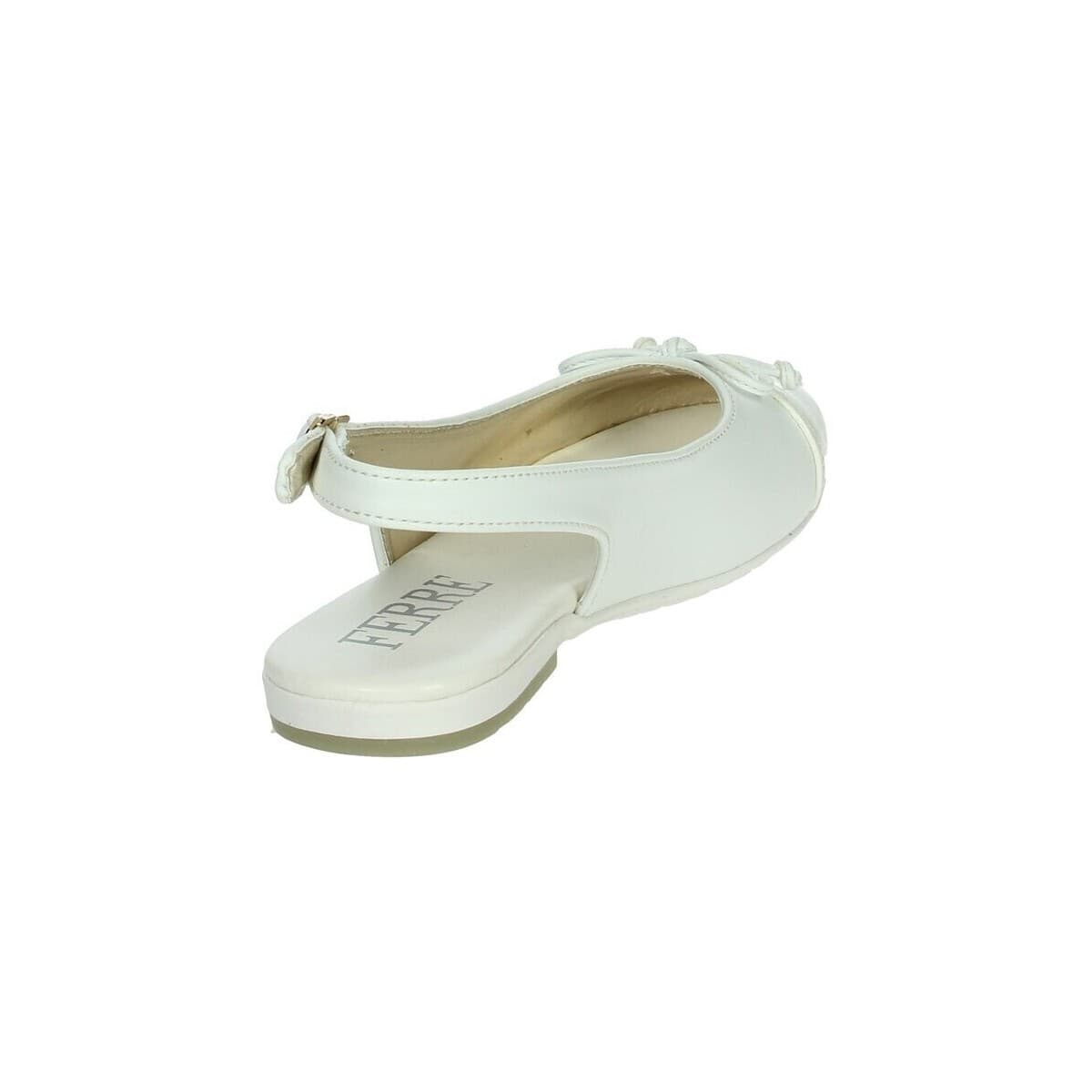 Women's Ballet Flats Ferre White