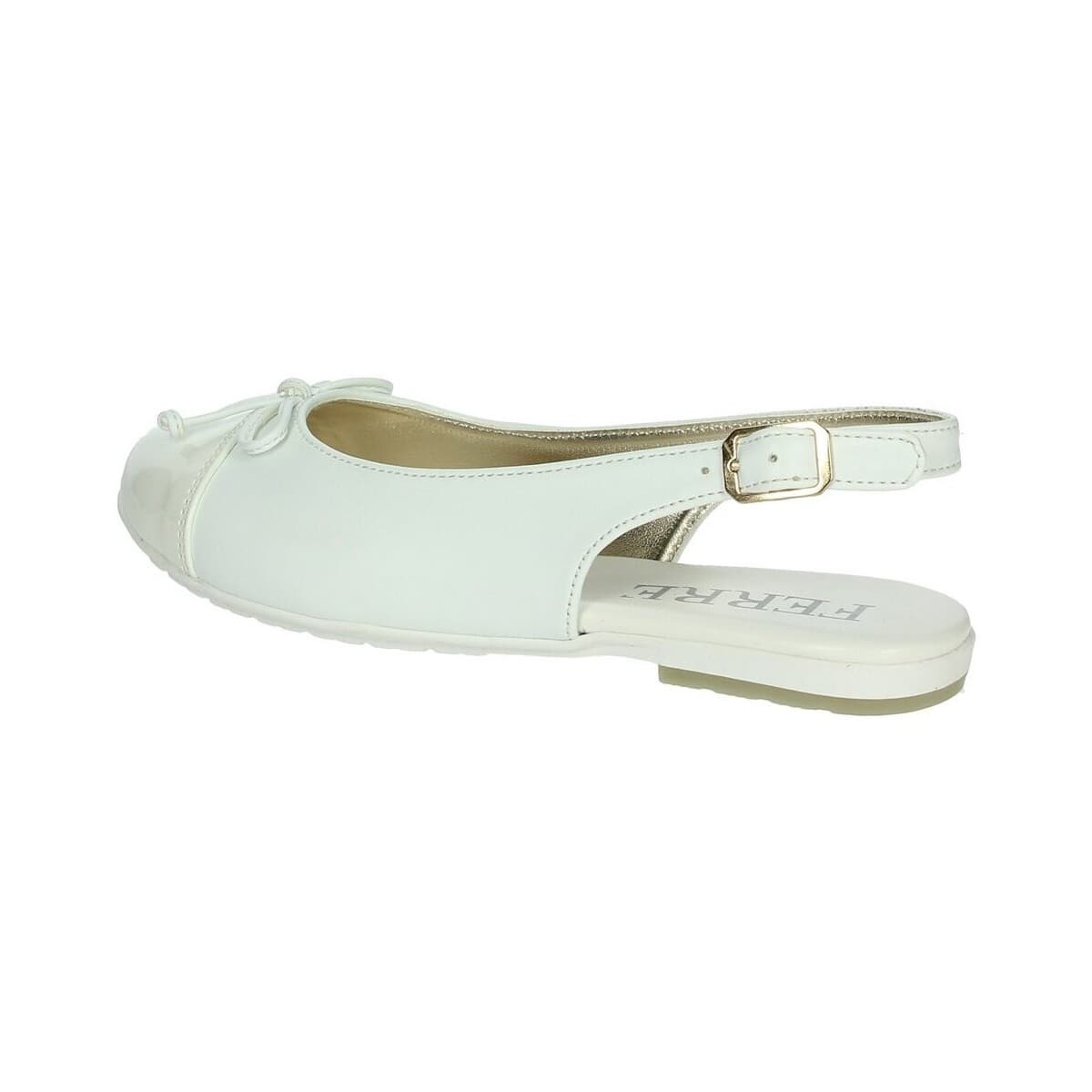 Women's Ballet Flats Ferre White