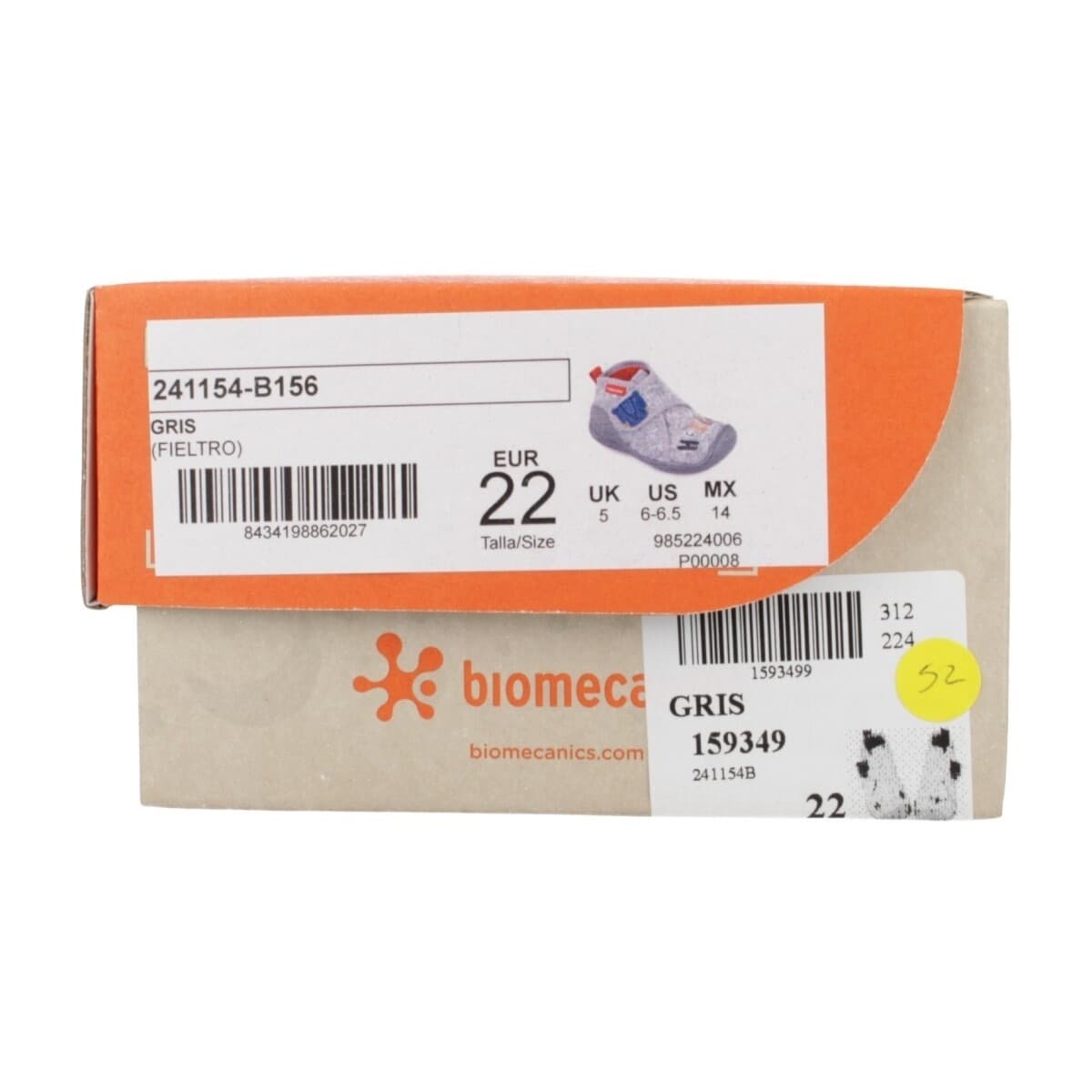 Boys' House Slippers Biomecanics Gray