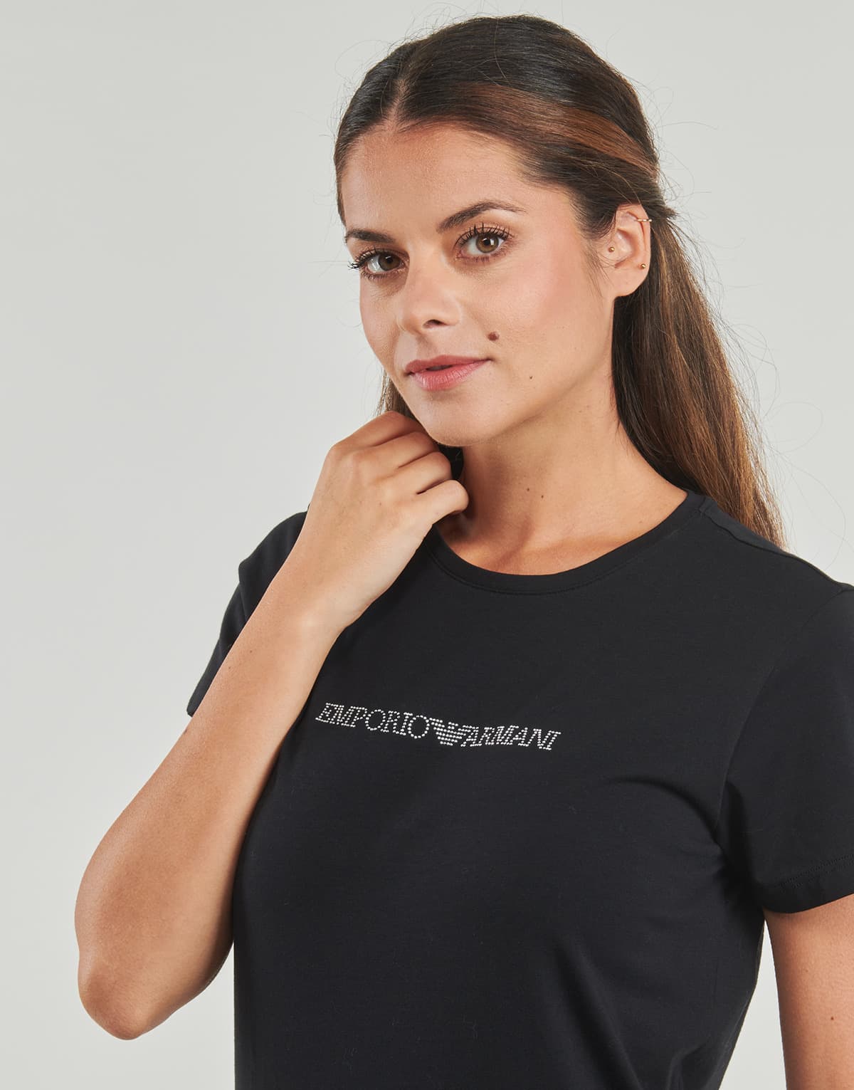 Women's T-Shirts Emporio Armani Black