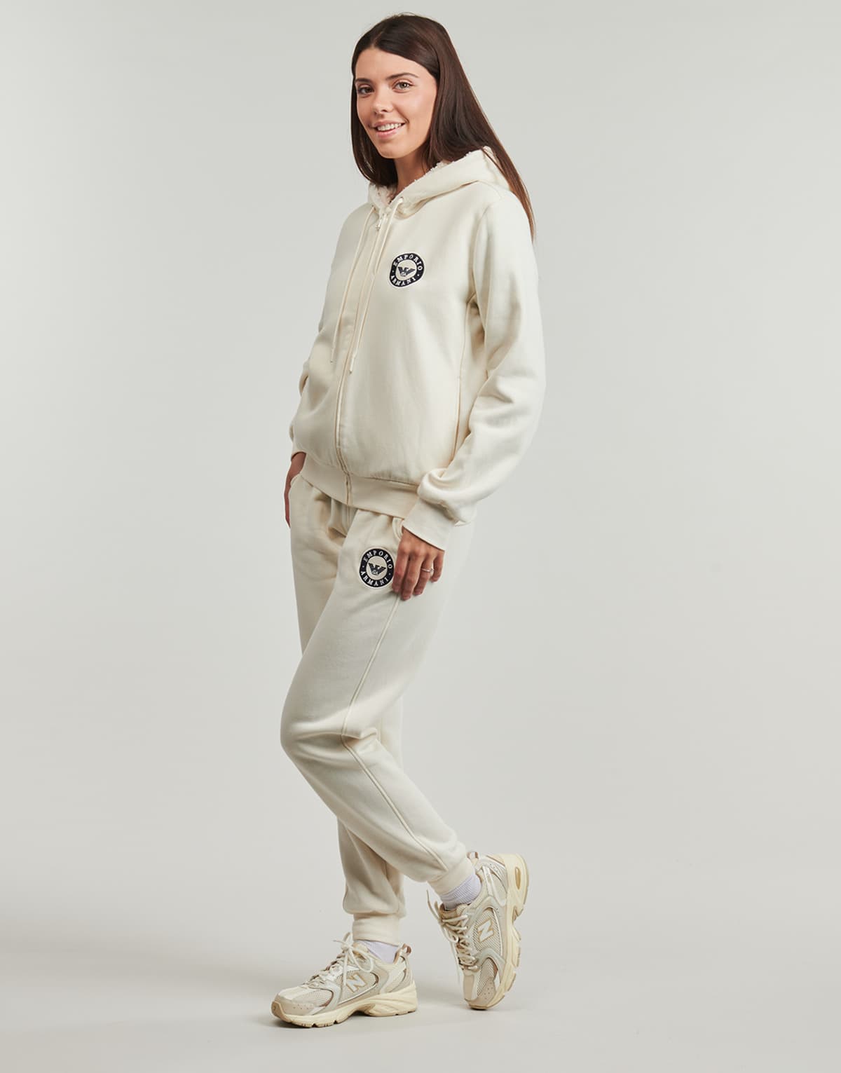 Women's Sweatshirts Emporio Armani Beige