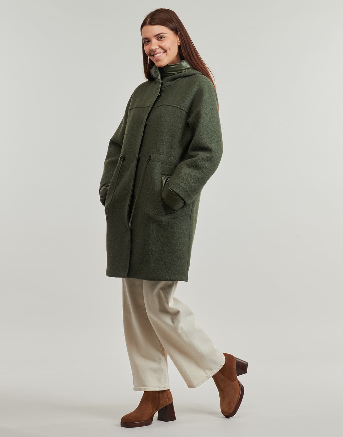Women's Coats Geox Khaki
