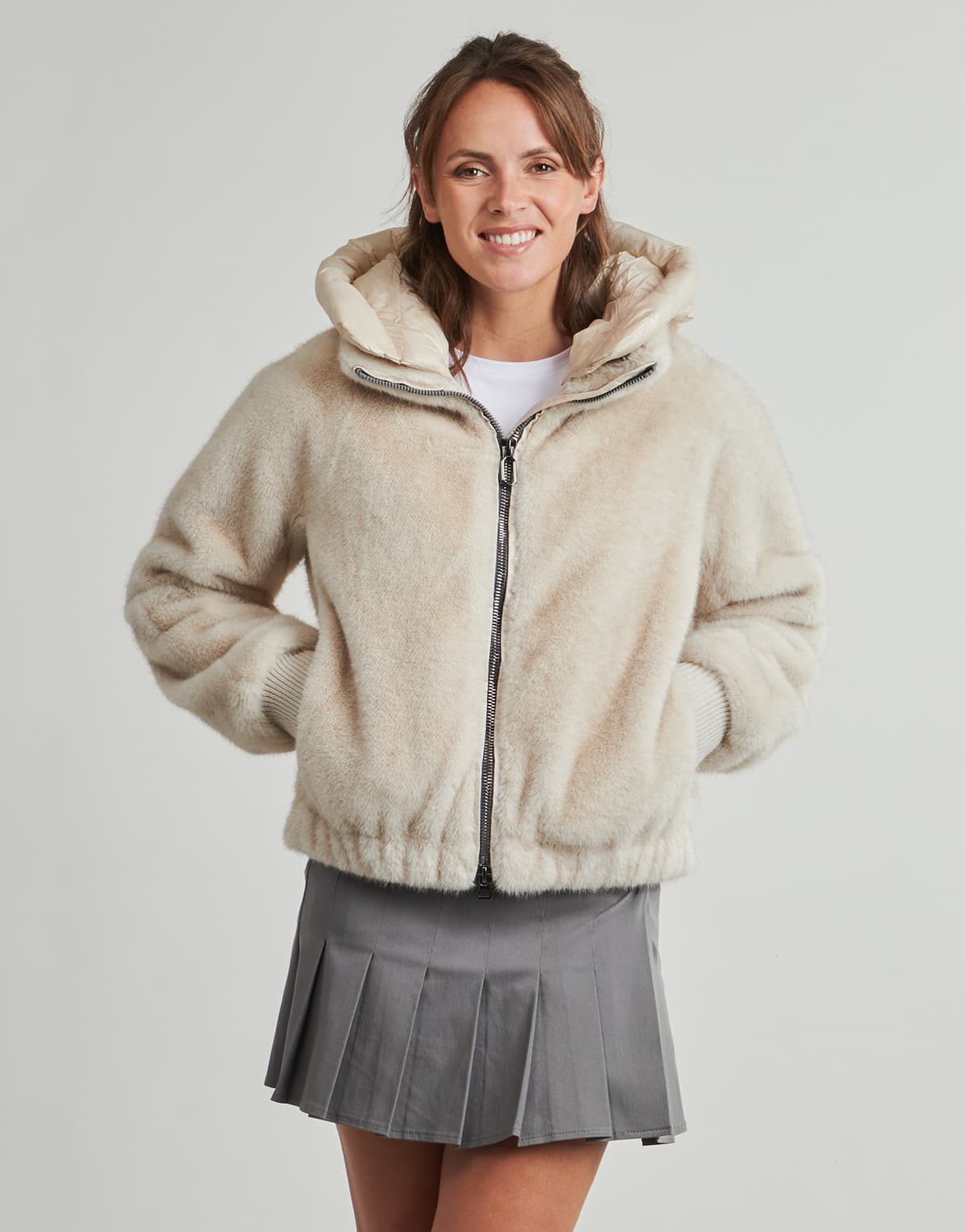 Women's Jackets Geox Beige