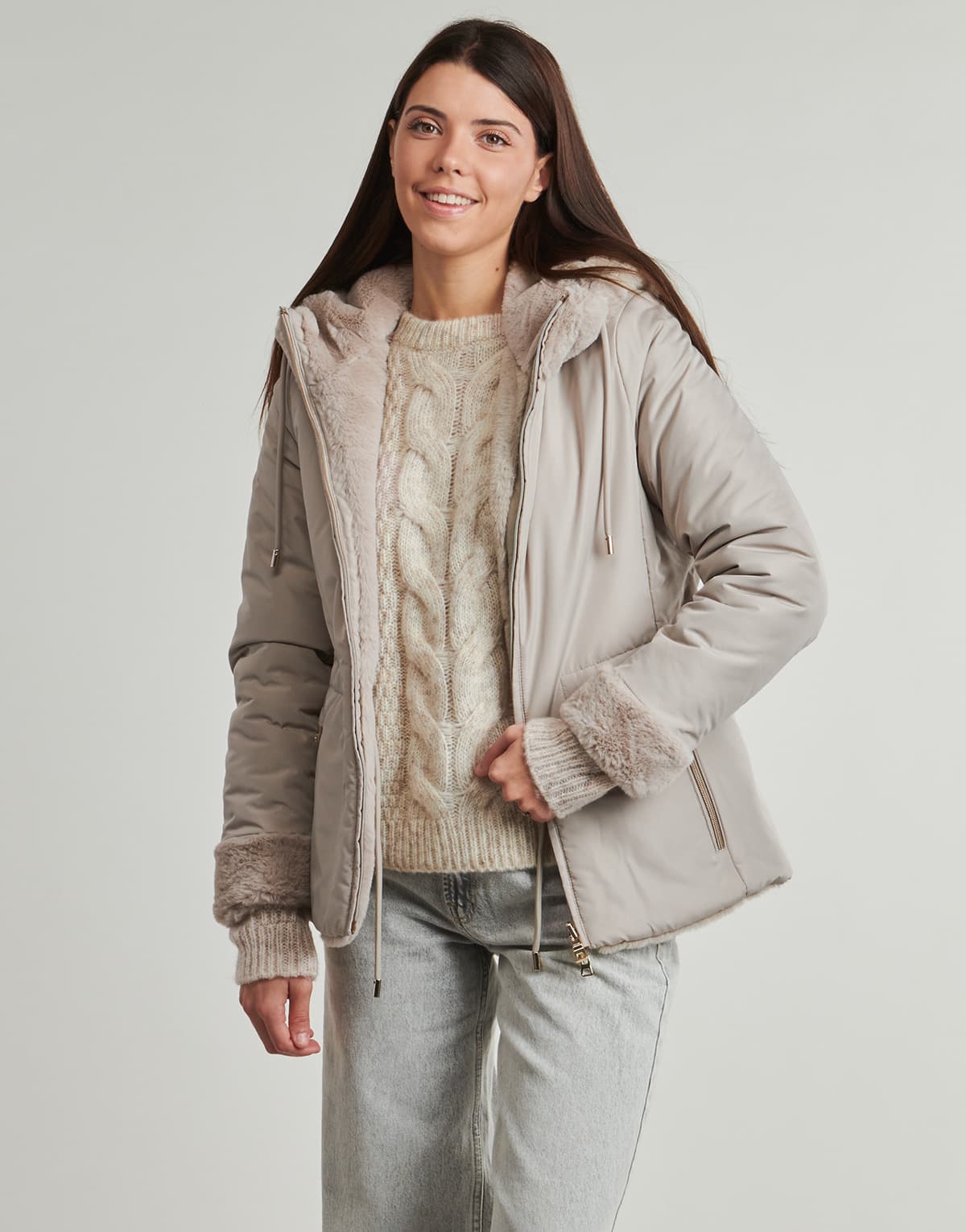 Women's Jackets Geox Beige