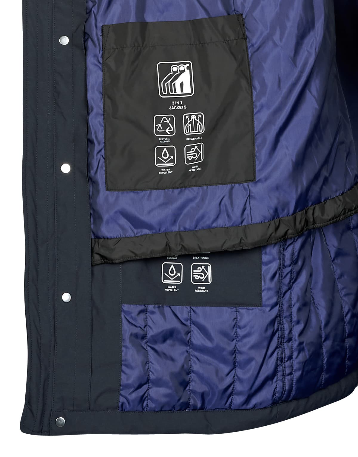 Men's Parkas Geox Blue