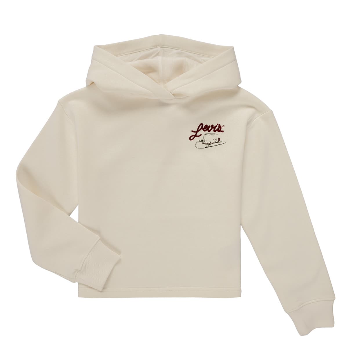 Girls' Hoodies & Sweatshirts Levis White