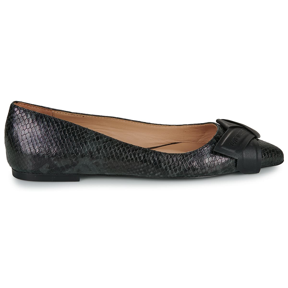 Women's Ballet Flats Love Moschino Black