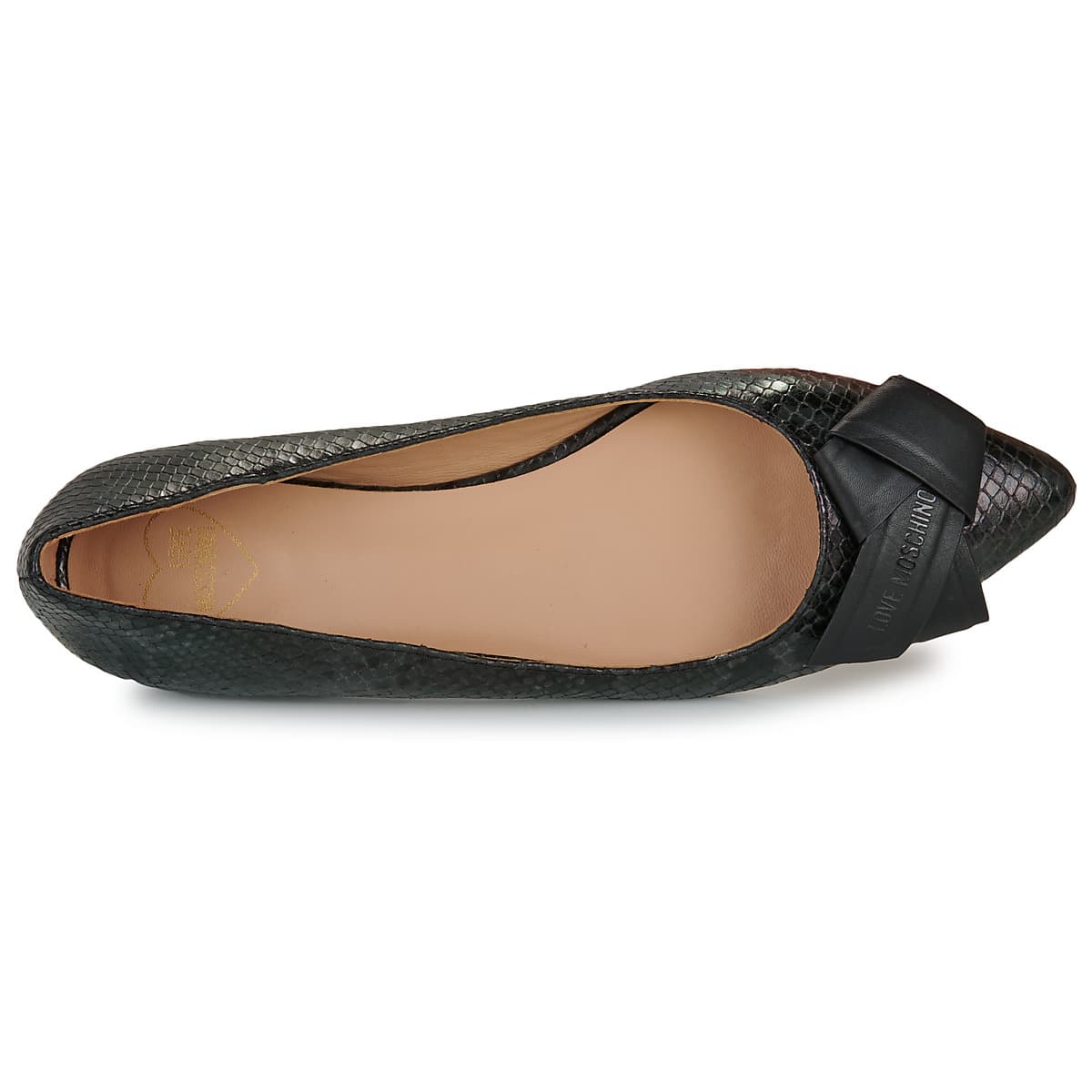 Women's Ballet Flats Love Moschino Black