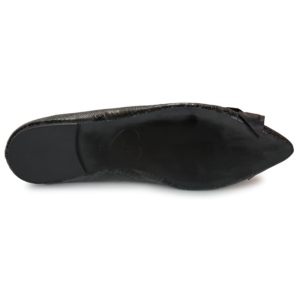 Women's Ballet Flats Love Moschino Black