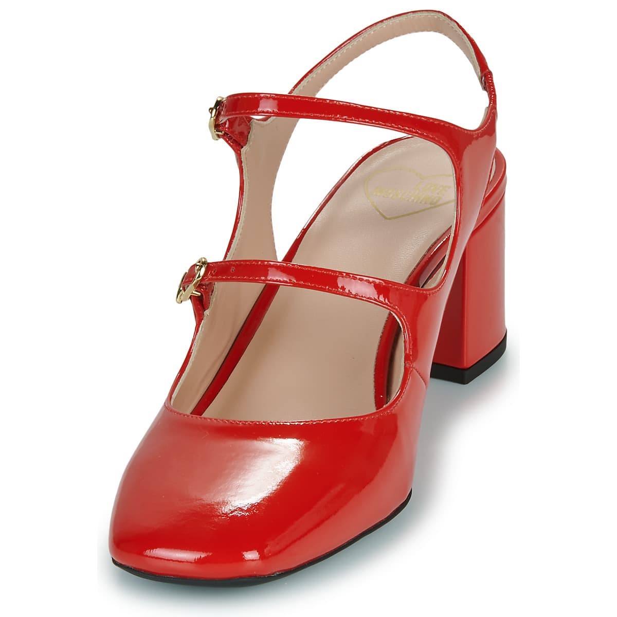 Women's Ballet Flats Love Moschino Red